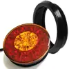 Round LED Truck/Trailer RV Lights Mini-Reflex Faceted 16 Diodes Led running Tail Brake and Turn Signal Lights