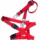 Dog Car harness with car seat safety belt and leash