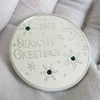 Merry Christmas 2018 Season's Greeting coins, Silver customized souvenir metal medal 3D coin