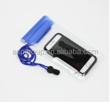 Custom underwater swimming pvc waterproof cell phone case