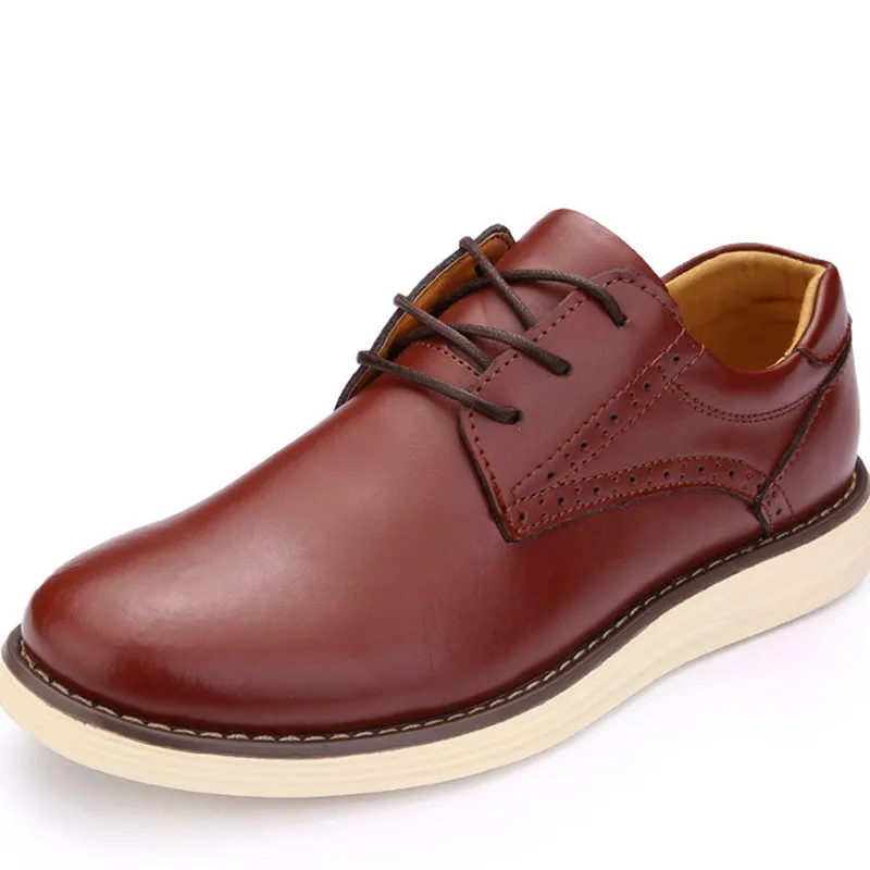 Hot 2015 Oxford Shoes For Man Dress Shoe Genuine Leather Casual Fashion Breathable Massage Flats Sapatos Masculinos Black 38-43