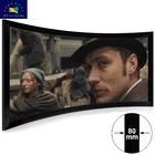 180 degree curved projection screen 120 inch CHK80C Series