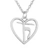 Indian Jewelry Heart of Truth Pendant Yoga Satya Pewter Pendant Pagan Necklace