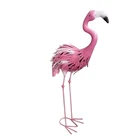 Wholesale Pink Flamingo Metal Outside Garden Yard Decor Water Fountains Outdoor Garden Decor