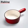 Cheap price customize cast iron fondue set/cast iron melting pot/fondue pot