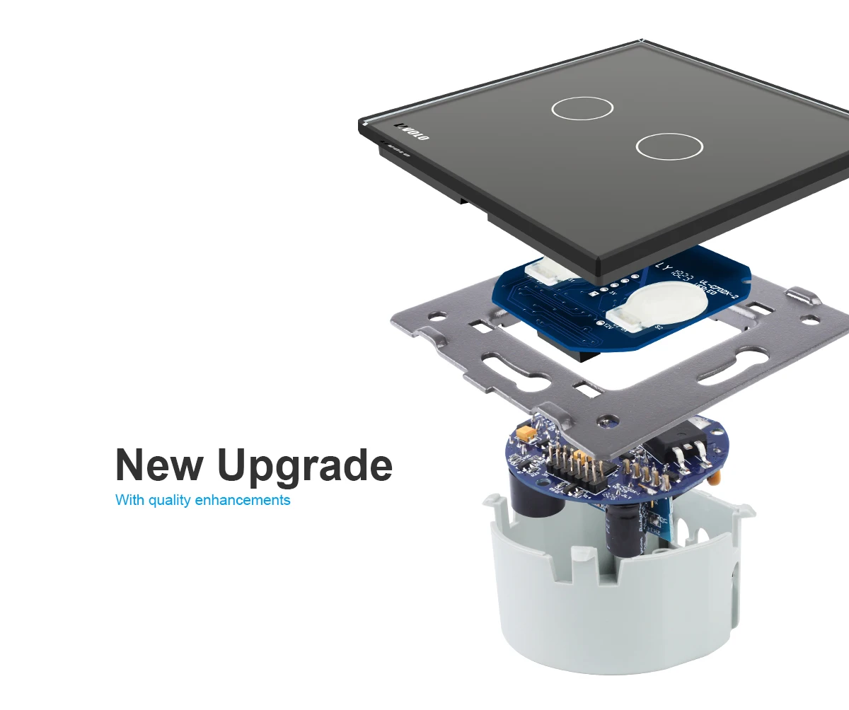 New LIVOLO Automation Home EU Standard Smart ZigBee Wifi Touch Switch Smart Home - ANKUX.COM