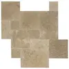 Honed And Filled Travertine French Pattern