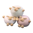 Plush Goat Toy Fat Life Size Goat Plush Toy Gift Fat Goat Doll Plush Mountain Goat Toy Gift
