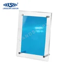 Hot sale table top acrylic frame 4x6 square plastic magnet photo frame