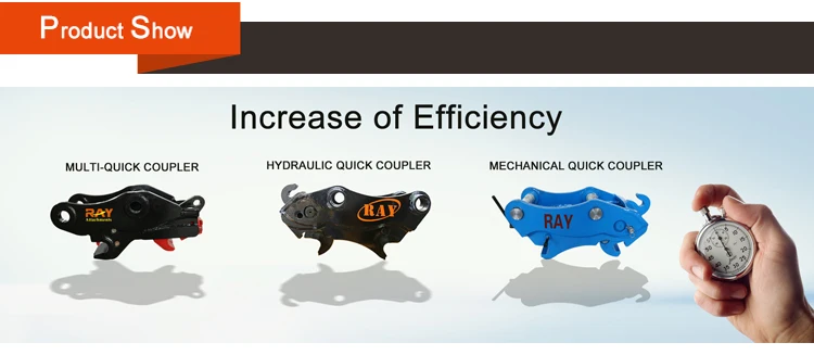 Hot Sale Ray Excavator Mini Hydraulic Quick Coupler For Kubota/Volvo