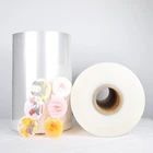 High quality standard clarity soft pof color printing shrink film packing rolls