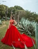 2017 new online Chinese red long beaded ball gown dress long evening dress cap sleeve