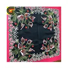 embroidery petal decoration table cloth for wedding
