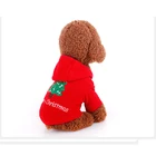 Hot Selling large winter christmas Wholesale dog clothes pet accessories