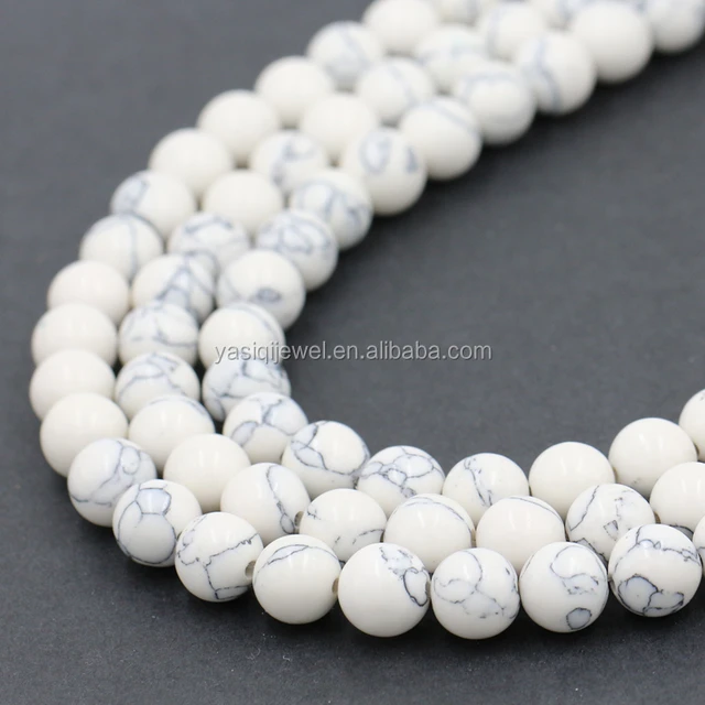 wholesale beads white iran turquoise stone beads for turquoise