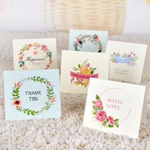 wreath folding message card with envelope kawaii christmas new