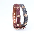 Wholesale personalized pet supplies with snow hardware custom dog collars