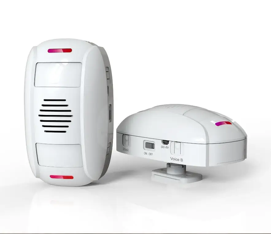 Door Bell Alarm Alert Chime Doorbell Wireless Infrared Pir Human Body