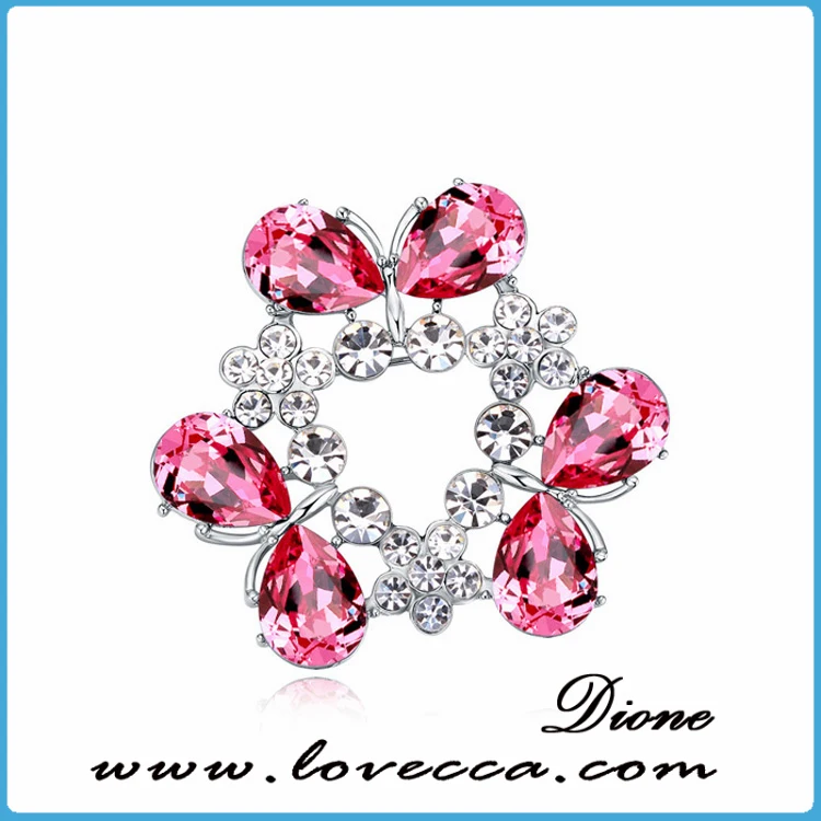 wholesale vintage brooch for party ,colorful fancy brooch design,rhinestone brooch design