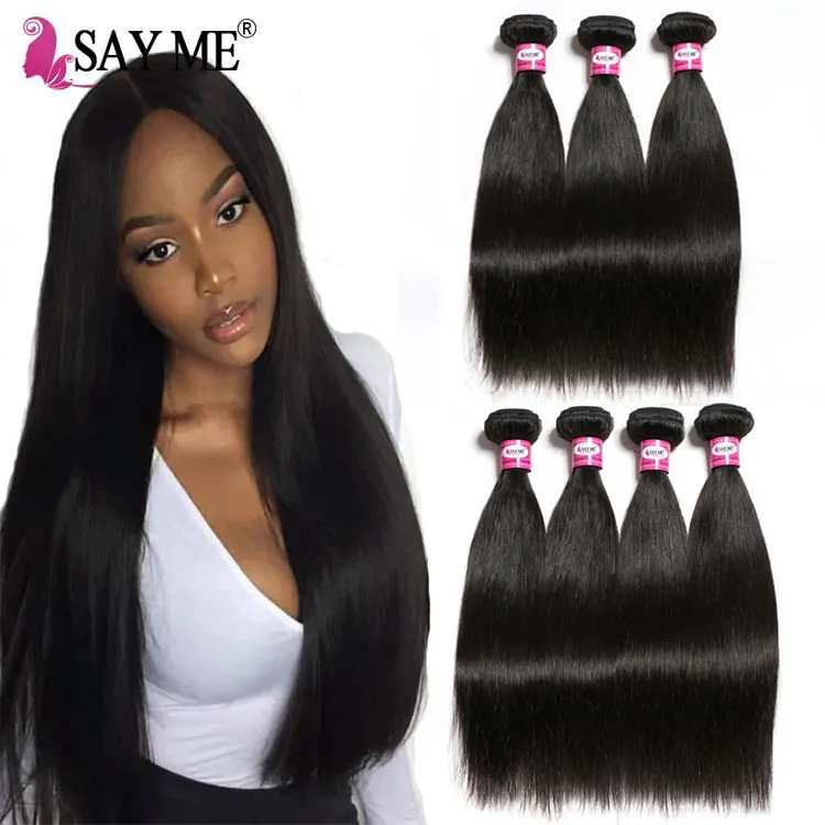 Sayme Wholesale 34 Inch Brazilian Human Hair Weave White Women