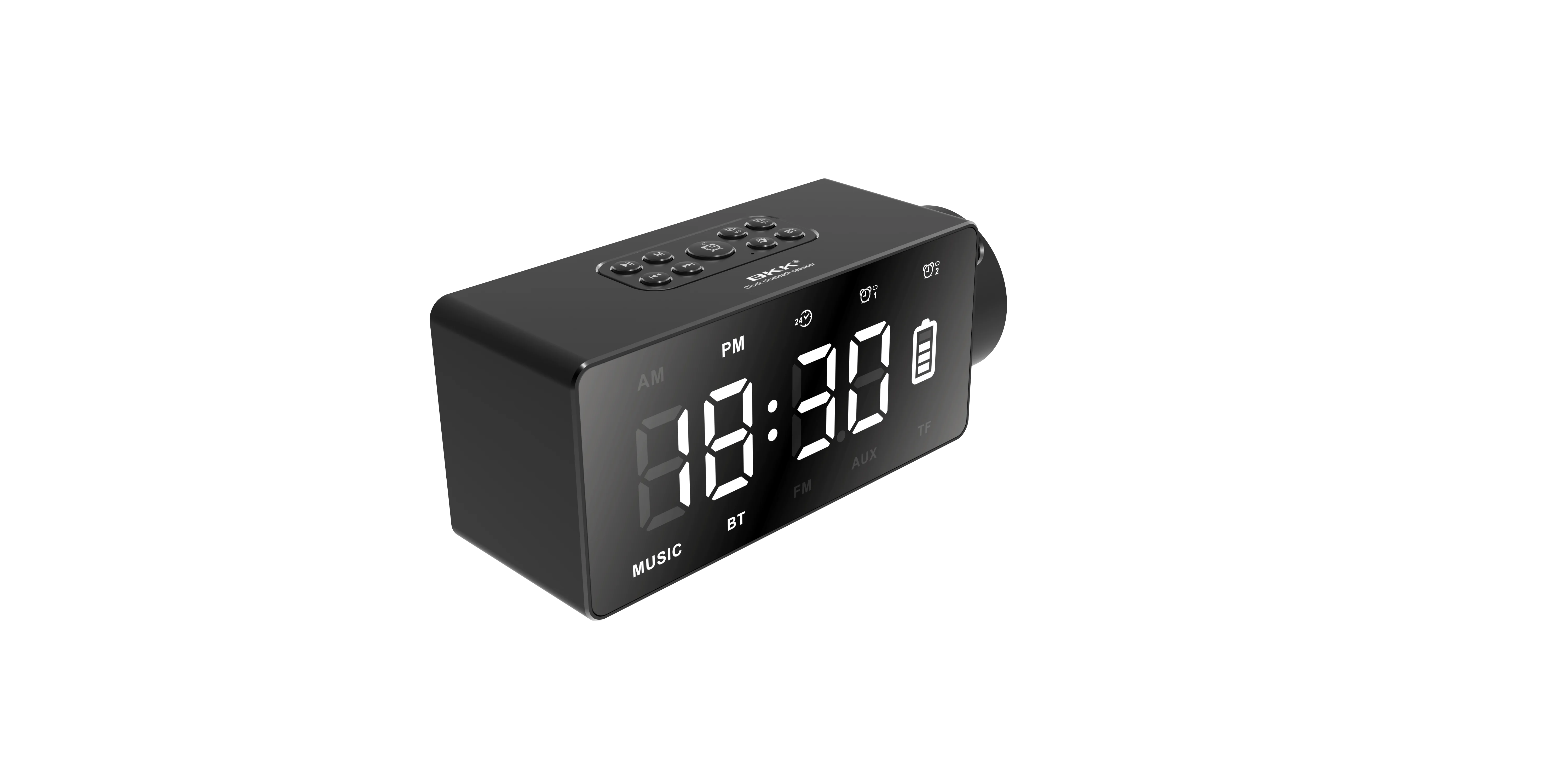 Projection Alarm Clock Radio with TF card BT Clock (S90) - ANKUX.COM