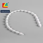Roller Blind Mechanism Components Match 4.5MM Ball Chain Transparent Bead Chain For Roller Blind