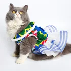 Wholesale fLower Design Festival Pet Dog Puppy Wedding Dress Clothes