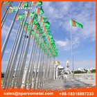 Turkmenistan custom 30m remote controlled flagpole