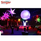 Best seller inflatable light star inflatable star with led night club star for party events wedding