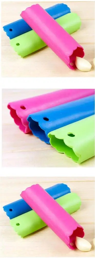 Magic Silicone Garlic Peeler Peel Easy To Use Perfect Kitchen Tool Color Random Drop Practical Healthy Silicone Garlic KC1021