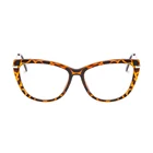 Metal Cat Eye Leopard Bulk German women Reading Glasses optical