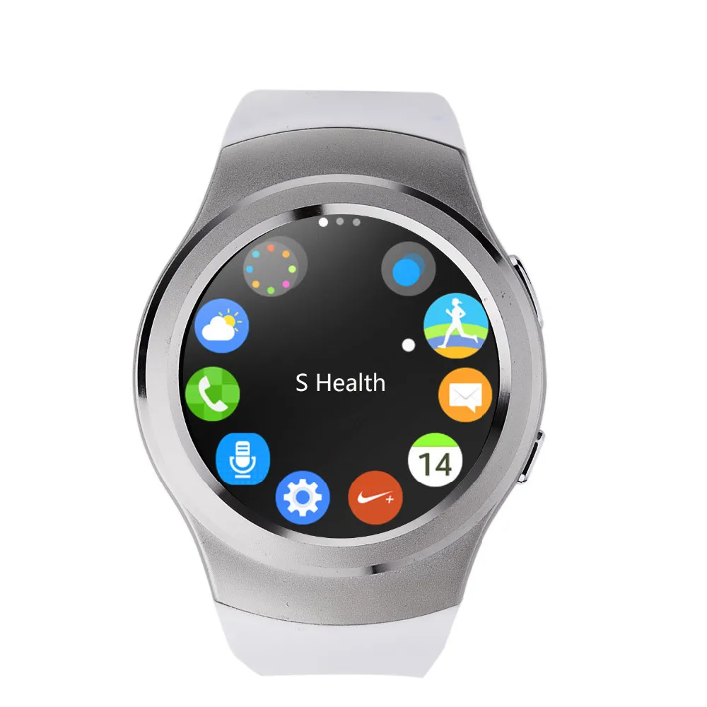 G3 MTK2502 Full Circular Bluetooth Smartwatch Heart Rate GPRS Fashion sport Smart Watch Customized for iPhone Android Phone