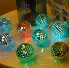 Christmas Decoration String Plastic Crystal Ball Light