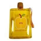 A6 Water Bottle Plastic Flat Shape Bottle Plastic