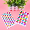 Funny Heart Shape Custom Vinyl Paper adhesive glitter sticker sheets for sticker
