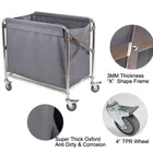 Various Design Stainless Steel Solid Assembled wet Linen Trolley