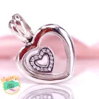 High Quality 925 Sterling Silver Bracelets Charms Wholesale Heart Locket - Small For Fashion Bangles Jewelry