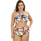 Cikini 2019 print Plus Size Swimwear women sexy bikini two piece swimsuit