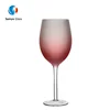 Shanxi factory supplier scrub hand made red wine glass