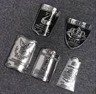 Custom Zinc Alloy Vintage Trademark Embossed Metal Plate for Wine Box in High Class