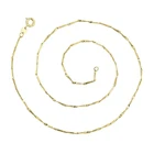 45252 xuping italian chain jewelry, supplies 14k gold plated jewelry chain