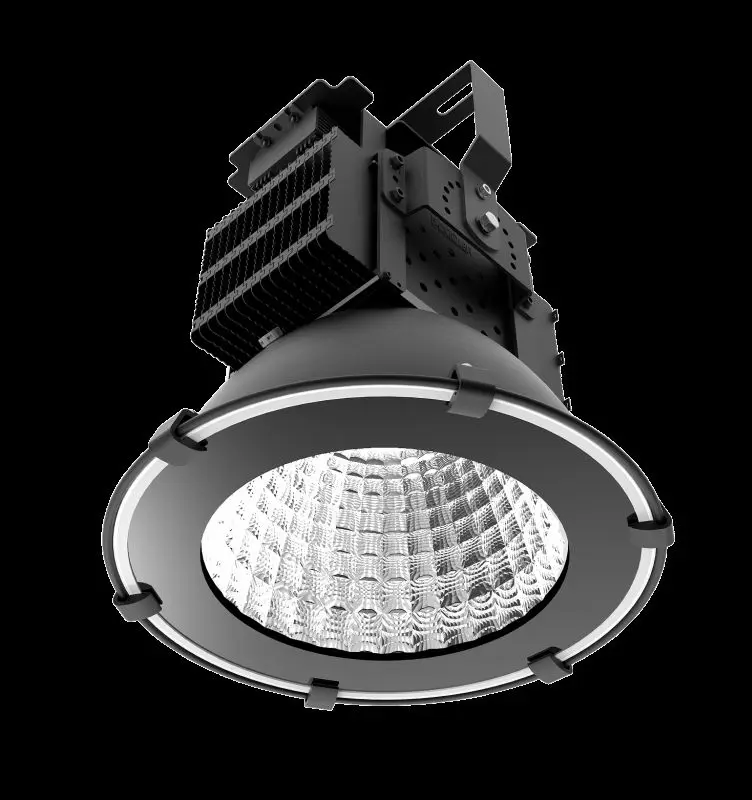 Lampara LED de techo Campana industrial 500WLuces LED de alta bahía