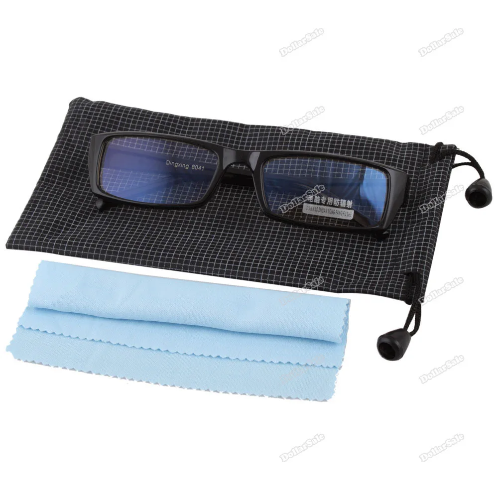 Classical! dollarsale Computer TV Radiation Protection Glasses w Pouch #1 Worldwide free shipping Lower price