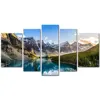 Multi Panel Wall Art Oil Painting Giclee Landscape Canvas Print for Home Decoration