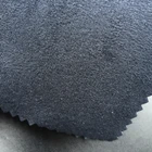 Micro suede backing black microfiber pu leather