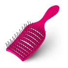 Professional decorative vent boar bristle hair brush with nylon bristle can custom logo and color