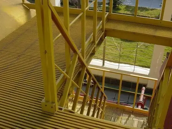 De Fibra De Vidrio De Rejilla De Plástico De Pasarela De Rejilla Frp