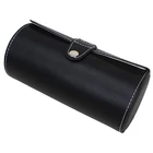 classic PU cylinder watch display bag small storage box jewelry box