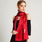 Environmental digital print silk twill silk satin scarf