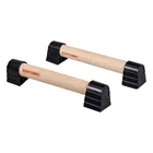 GIBBON Online store Gym fitness equipment, New products Home fitness equipment Wood parallettes push up bar